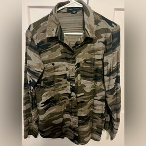 Sanctuary Camouflage Jacket - Green and Brown